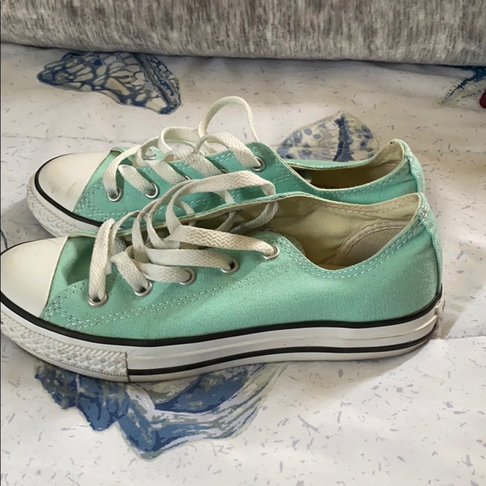 Mint Green Converse - Picture 3 of 8